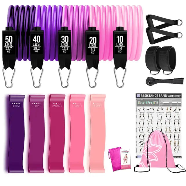 At Home Equipment:  Resistance Bands Set