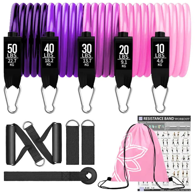 At Home Equipment:  Resistance Bands Set